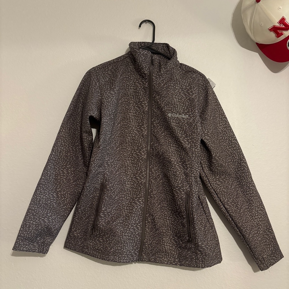 Columbia Dark Gray Patterned Jacket - image 1